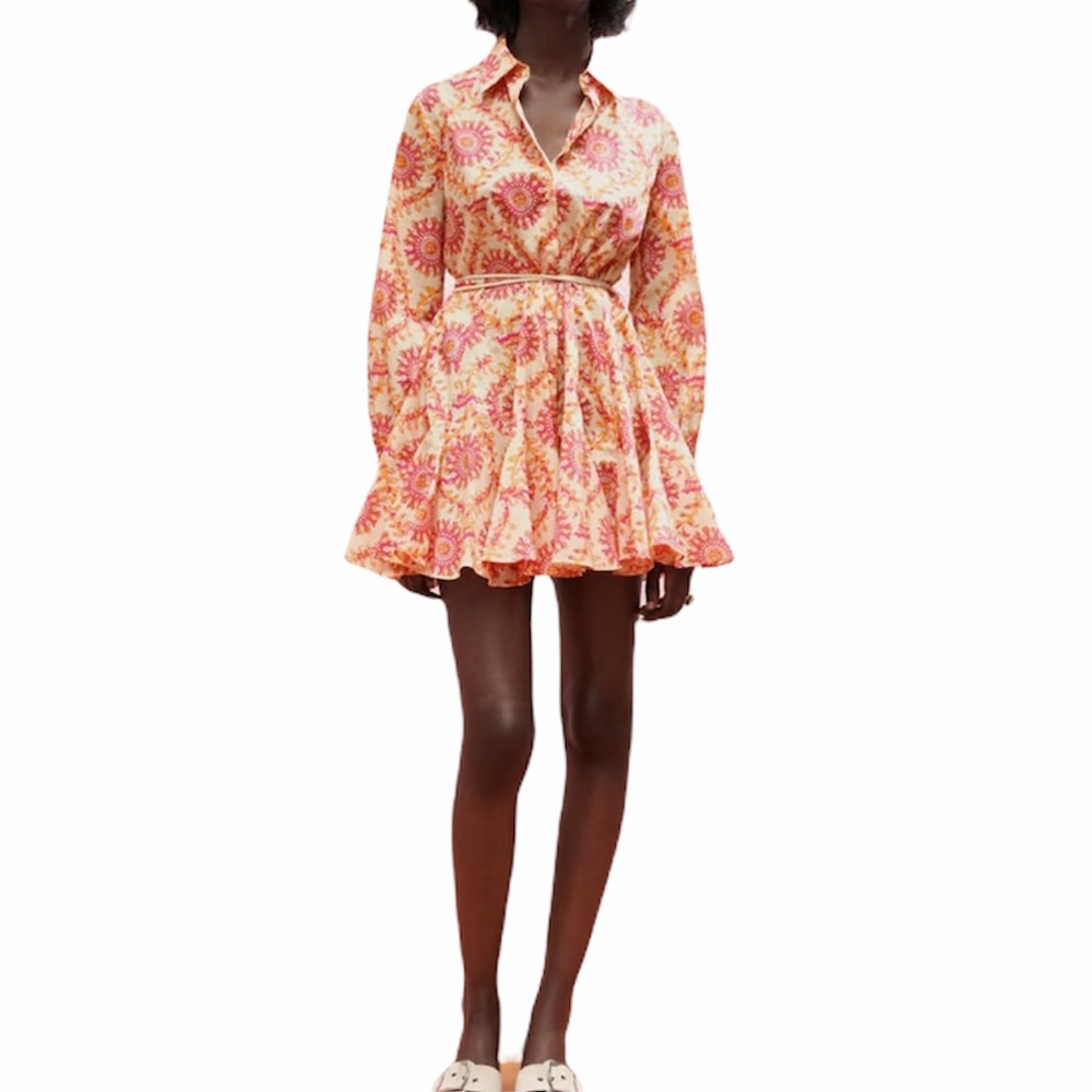 Zara Printed Shirt Dress